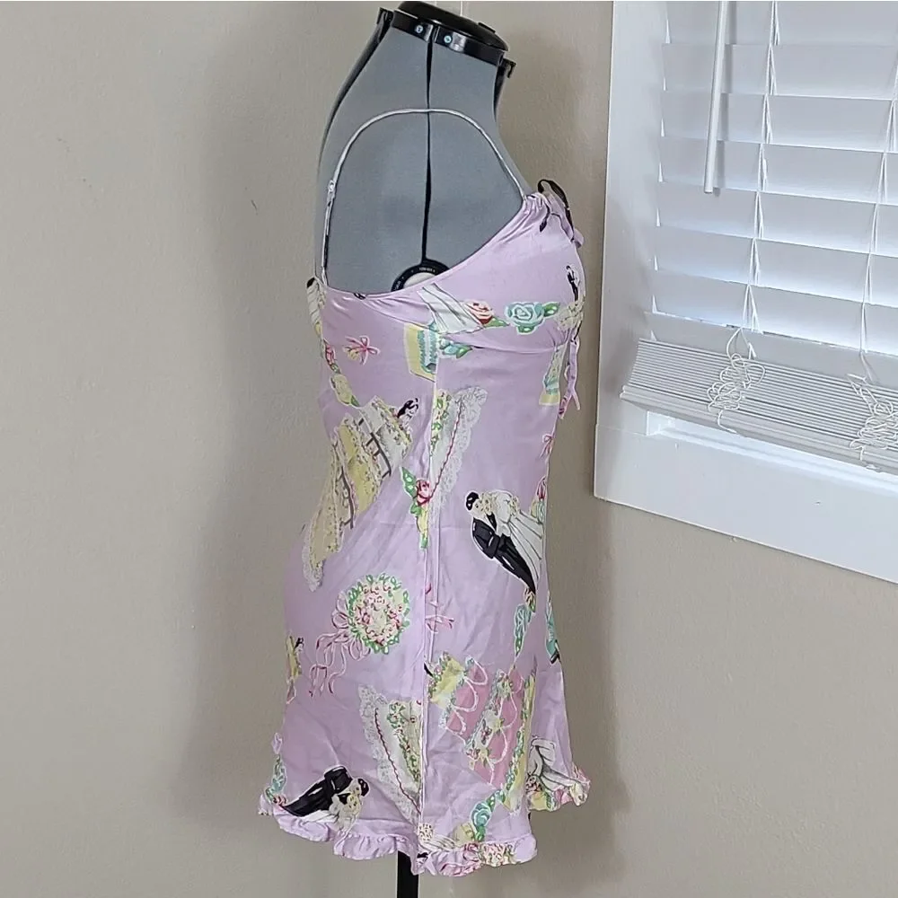 Nick & Nora Wedding Nightgown Pajamas 1990's Y2k - Picture 2 of 16